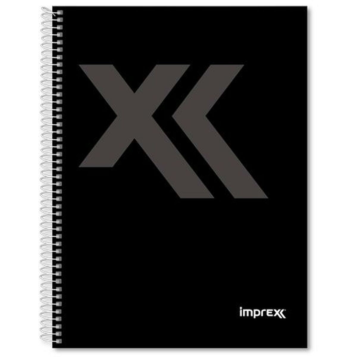 Anteckningsbok Imprex Svart Din A4 80 Blad (4 antal)-Kontor och Kontorsmaterial, Pappersprodukter för kontoret-Imprex-peaceofhome.se