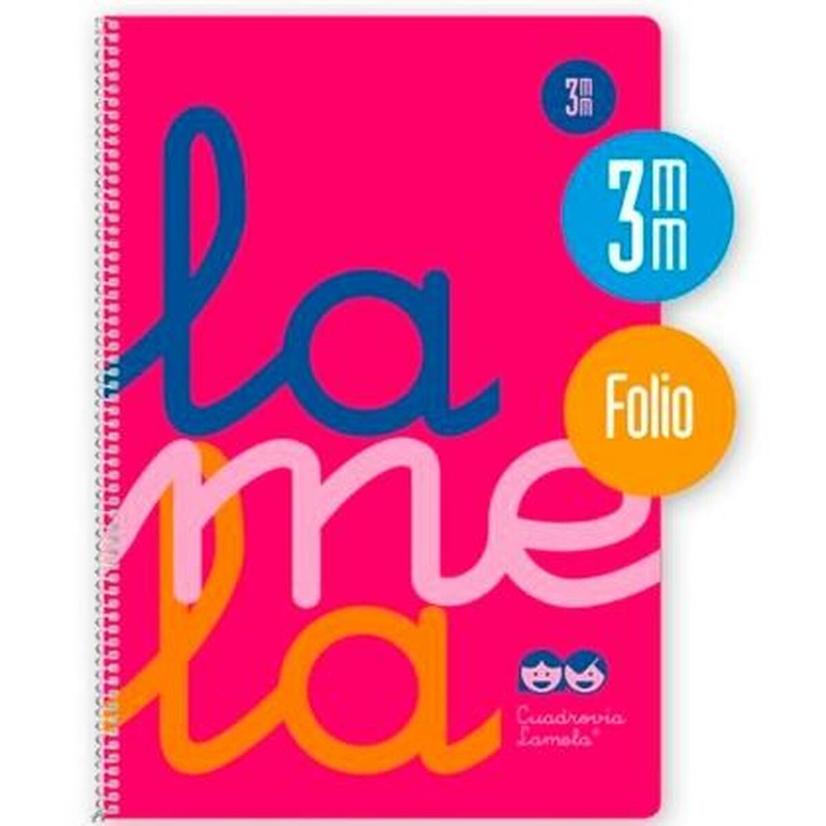 Anteckningsbok Lamela Cuadrovía Rosa Fluorescerande Din A4 80 Blad 21,5 x 31,5 cm 5 Delar (25 antal)-Kontor och Kontorsmaterial, Pappersprodukter för kontoret-Lamela-peaceofhome.se