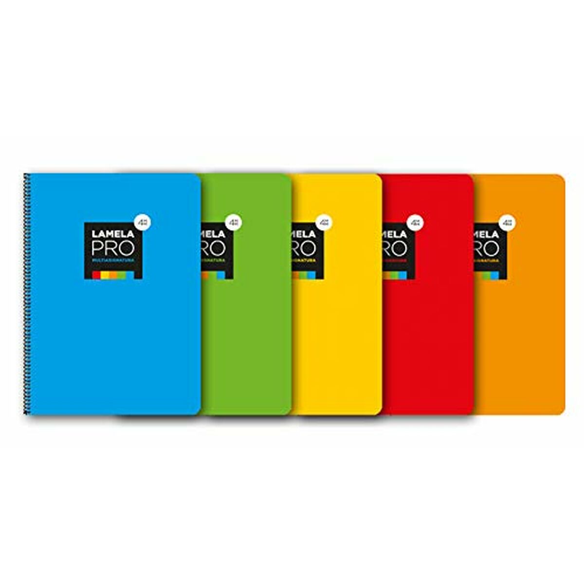 Anteckningsbok Lamela Multicolour Din A4 5 Delar 100 Blad-Kontor och Kontorsmaterial, Pappersprodukter för kontoret-Lamela-peaceofhome.se