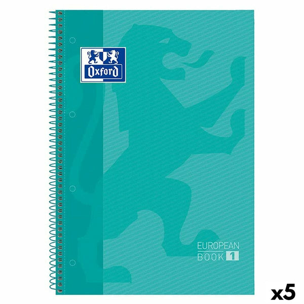 Anteckningsbok Oxford Classic A4 80 Blad (5 antal)-Kontor och Kontorsmaterial, Pappersprodukter för kontoret-Oxford-peaceofhome.se