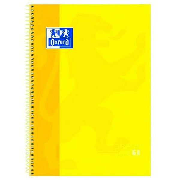 Anteckningsbok Oxford European Book Gul A4 5 Delar-Kontor och Kontorsmaterial, Pappersprodukter för kontoret-Oxford-peaceofhome.se
