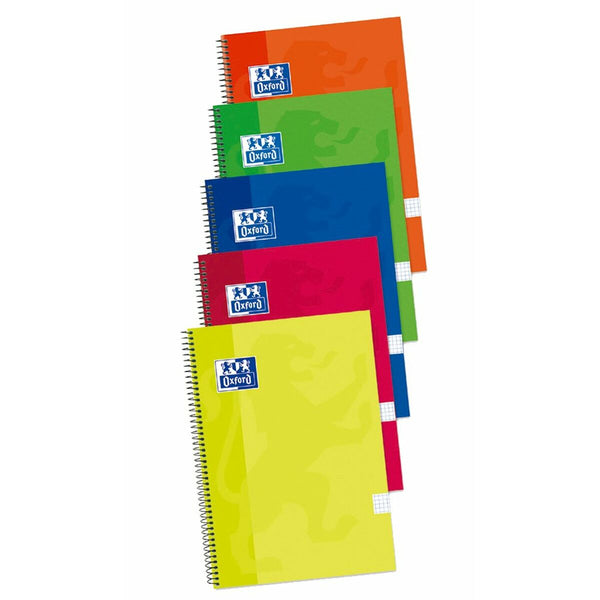 Anteckningsbok Oxford Write&Erase Multicolour Din A4 5 Delar 80 Blad-Kontor och Kontorsmaterial, Pappersprodukter för kontoret-Oxford-peaceofhome.se