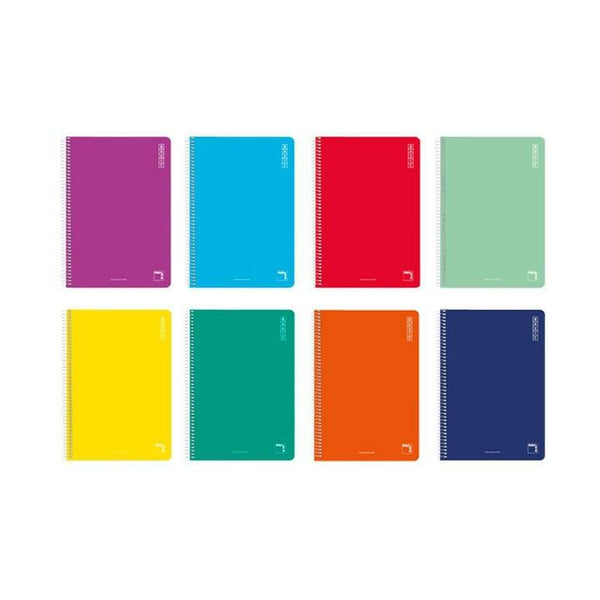 Anteckningsbok Pacsa Basic Multicolour Quarto 80 Blad 10 Delar-Kontor och Kontorsmaterial, Pappersprodukter för kontoret-Pacsa-peaceofhome.se
