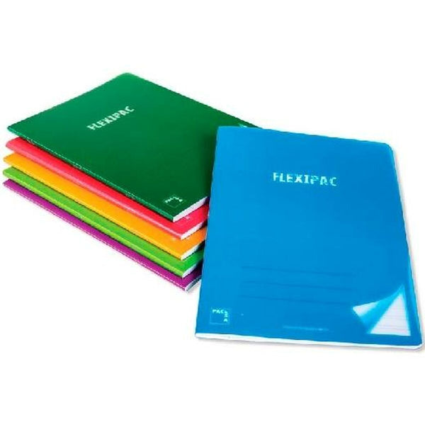 Anteckningsbok Pacsa Flexipac Multicolour A4 48 Blad (6 Delar)-Kontor och Kontorsmaterial, Pappersprodukter för kontoret-Pacsa-peaceofhome.se