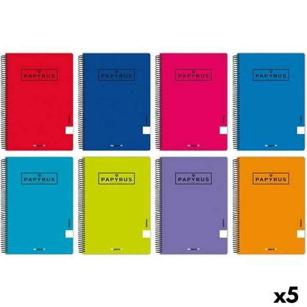 Anteckningsbok Papyrus 01-UNICLASIC Quarto 80 Blad (5 antal)-Kontor och Kontorsmaterial, Pappersprodukter för kontoret-Papyrus-peaceofhome.se