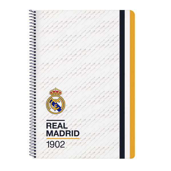 Anteckningsbok Real Madrid C.F. Vit A4 80 Blad-Kontor och Kontorsmaterial, Pappersprodukter för kontoret-Real Madrid C.F.-peaceofhome.se