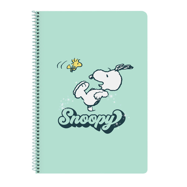 Anteckningsbok Snoopy Groovy Grön A4 80 Blad-Kontor och Kontorsmaterial, Pappersprodukter för kontoret-Snoopy-peaceofhome.se