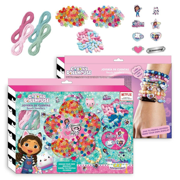 Armbands- och halsbandssats Gabby's Dollhouse 31,5 x 22 x 3 cm-Leksaker och spel, Kreativa aktiviteter-Gabby's Dollhouse-peaceofhome.se