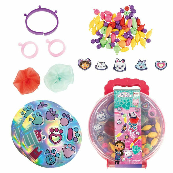 Armbands- och halsbandssats Gabby's Dollhouse Multicolour-Leksaker och spel, Fancy klänning och accessoarer-Gabby's Dollhouse-peaceofhome.se
