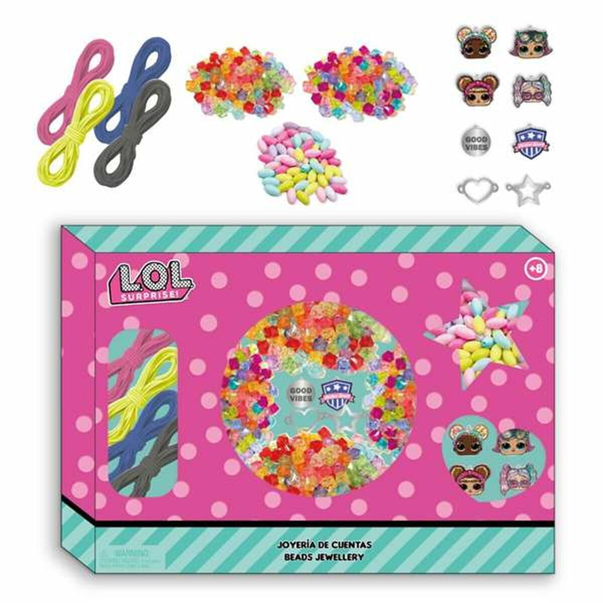 Armbands- och halsbandssats LOL Surprise! Multicolour-Leksaker och spel, Fancy klänning och accessoarer-LOL Surprise!-peaceofhome.se