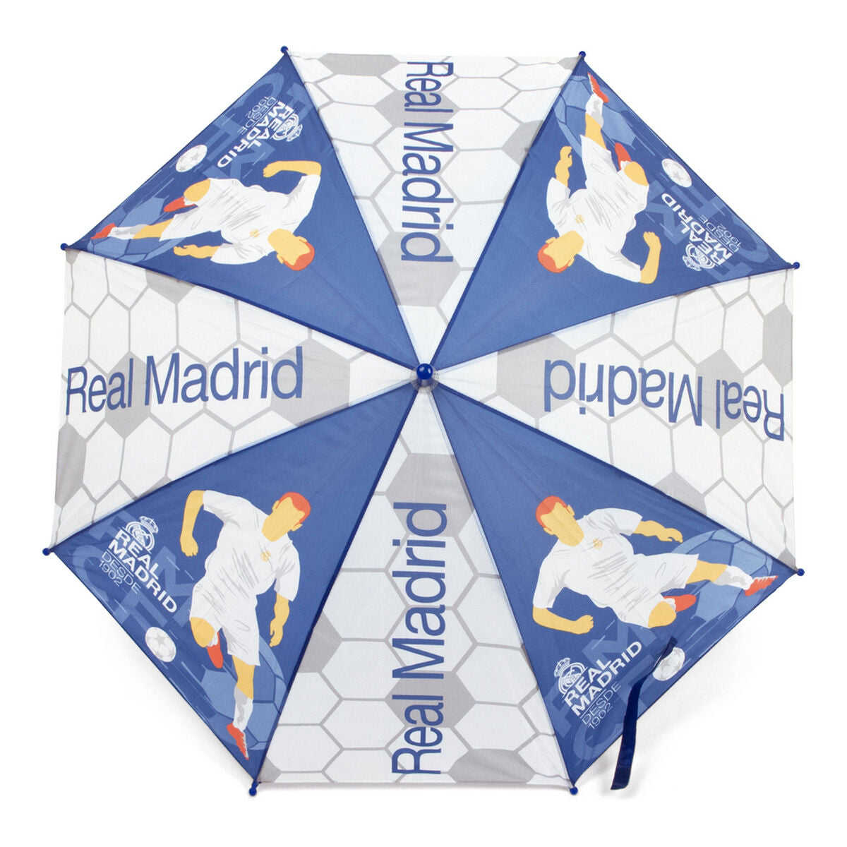 Automatiskt paraply Real Madrid C.F. Blå Vit-Bagage, Paraplyer-Real Madrid C.F.-peaceofhome.se