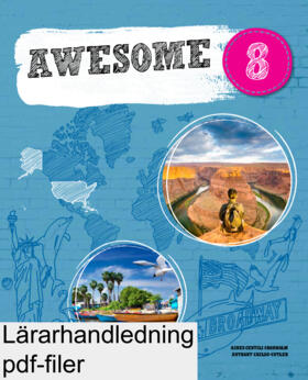 Awesome English 8 Teachers Guide + facit online pdf, mp3-Digitala böcker-Sanoma Utbildning-Licens 12 månader-peaceofhome.se