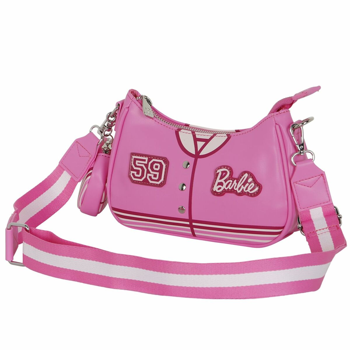 Axelväska Barbie Fancy 2.0 Varsity 8 x 21 x 5,5 cm-Bagage, påsar-Barbie-peaceofhome.se