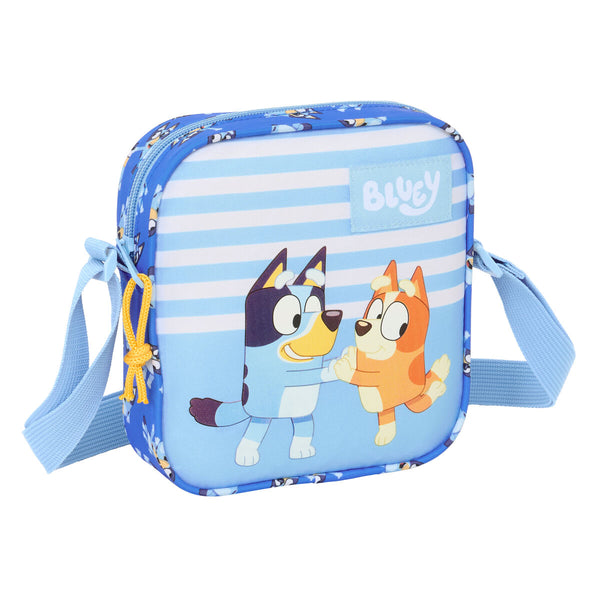Axelväska Bluey Let's play Blå 16 x 18 x 4 cm-Bagage, påsar-Bluey-peaceofhome.se