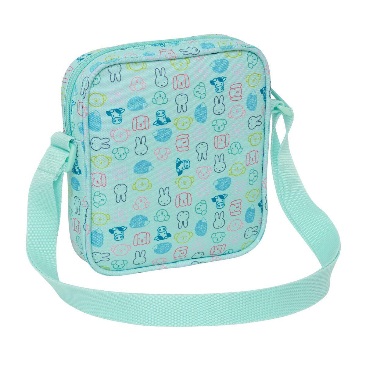 Axelväska Miffy Friends Blå 16 x 18 x 4 cm-Bagage, påsar-Miffy-peaceofhome.se