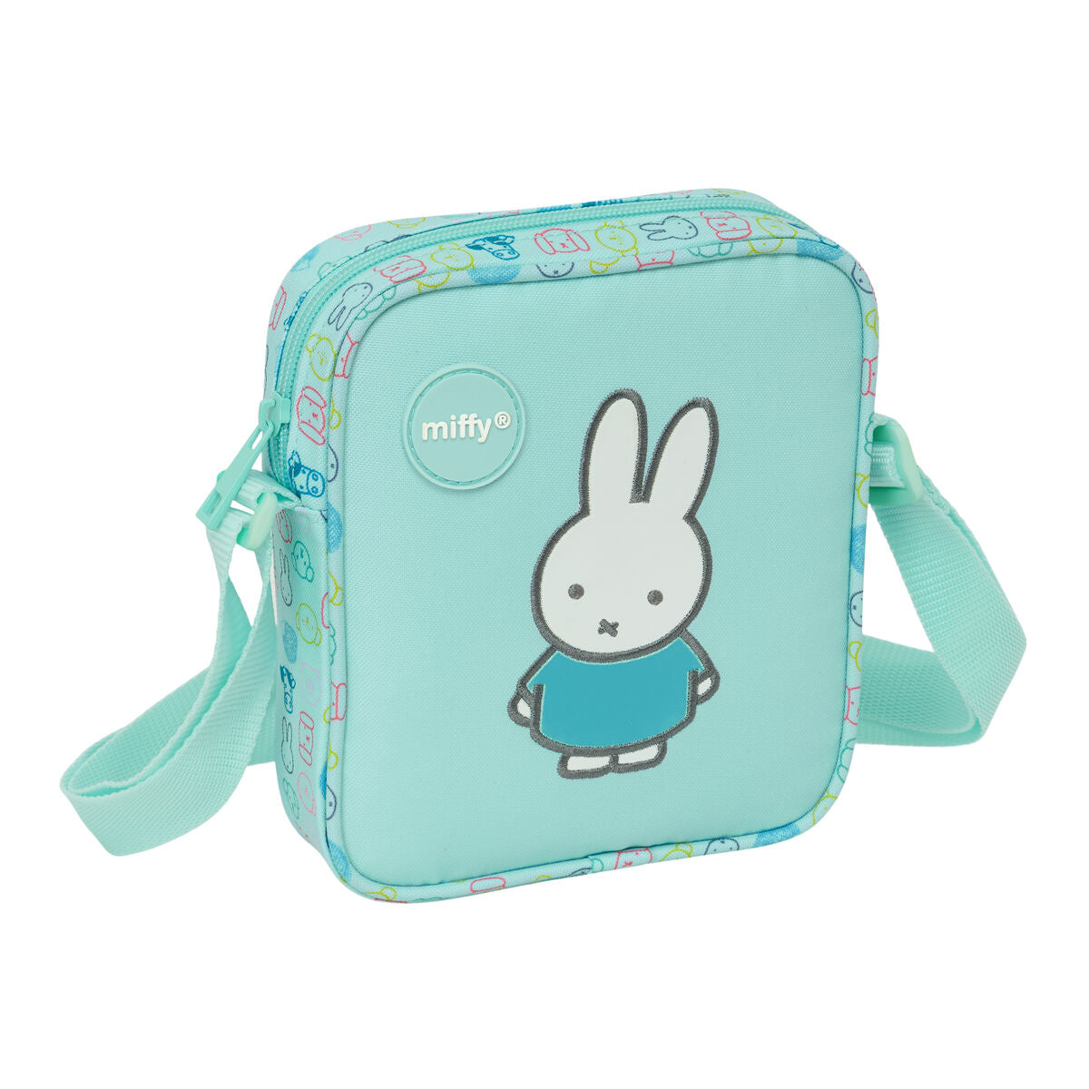 Axelväska Miffy Friends Blå 16 x 18 x 4 cm-Bagage, påsar-Miffy-peaceofhome.se