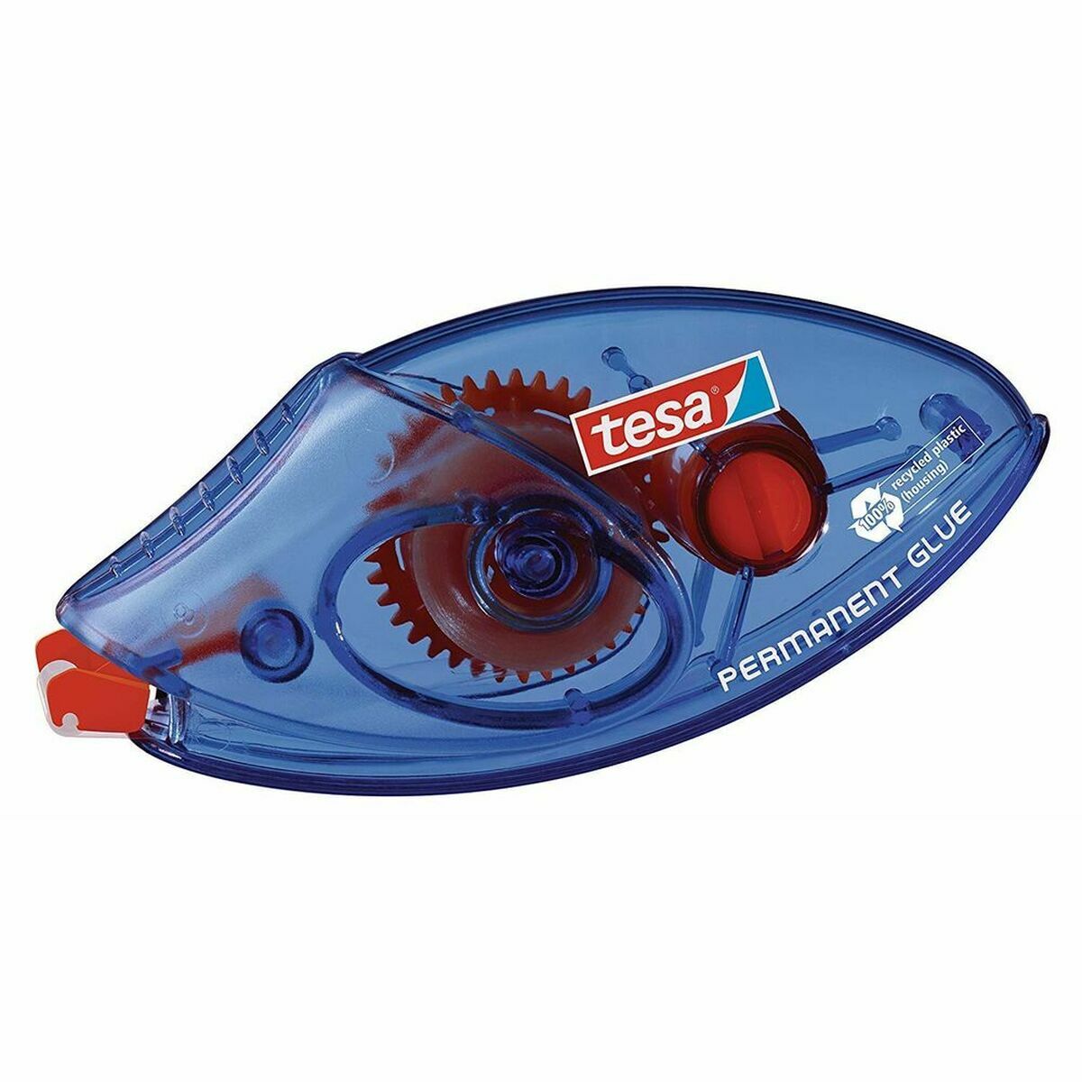 Lim TESA 59090-00005-03 Blå Transparent Ofärgad Plast Suddgummi-Kontor och Kontorsmaterial, Kulspetspennor, pennor och skrivverktyg-TESA-peaceofhome.se