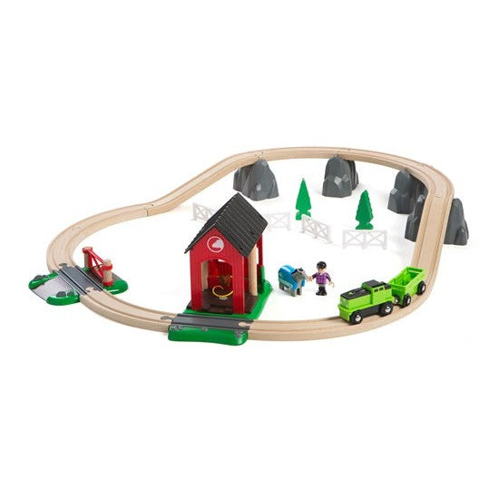 BRIO Hästgårdsset Tågbana 33790-BRIO-Klevrings Sverige-peaceofhome.se