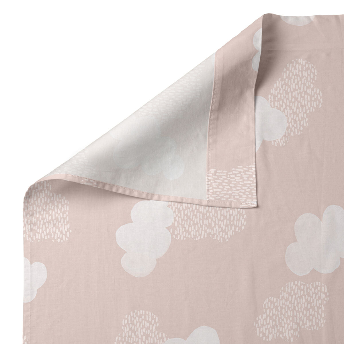 Bäddset HappyFriday Basic Kids Clouds Rosa Babysäng 2 Delar-Bebis, Sovrum-HappyFriday-peaceofhome.se