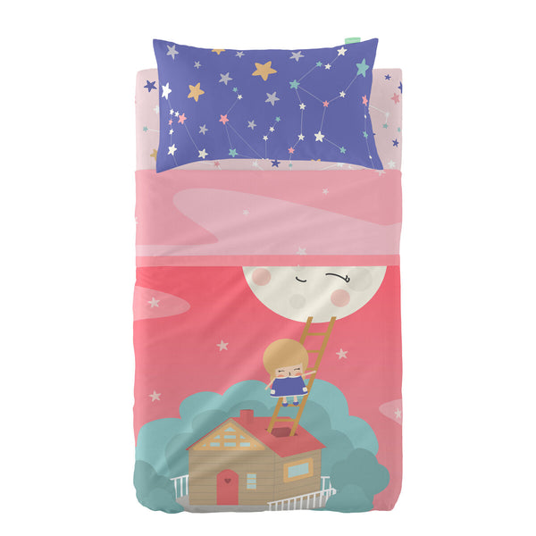 Bäddset HappyFriday Happynois Moon Dream Multicolour Babysäng 2 Delar-Bebis, Sovrum-HappyFriday-peaceofhome.se