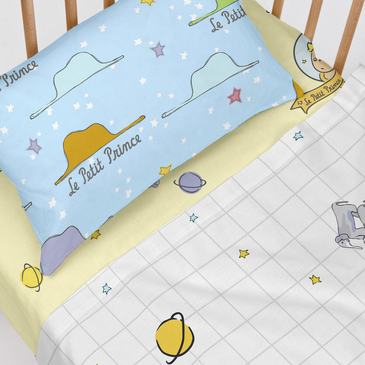 Bäddset HappyFriday Le Petit Prince Imagination Multicolour Babysäng 2 Delar-Bebis, Sovrum-HappyFriday-peaceofhome.se