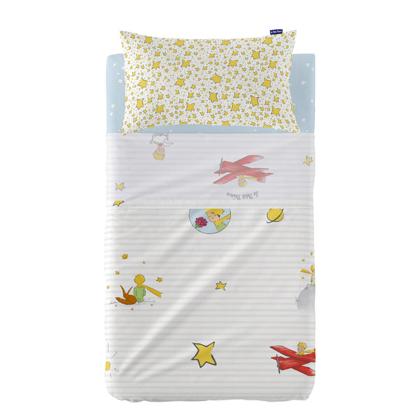 Bäddset HappyFriday Le Petit Prince Son monde Multicolour Babysäng 2 Delar-Bebis, Sovrum-HappyFriday-peaceofhome.se