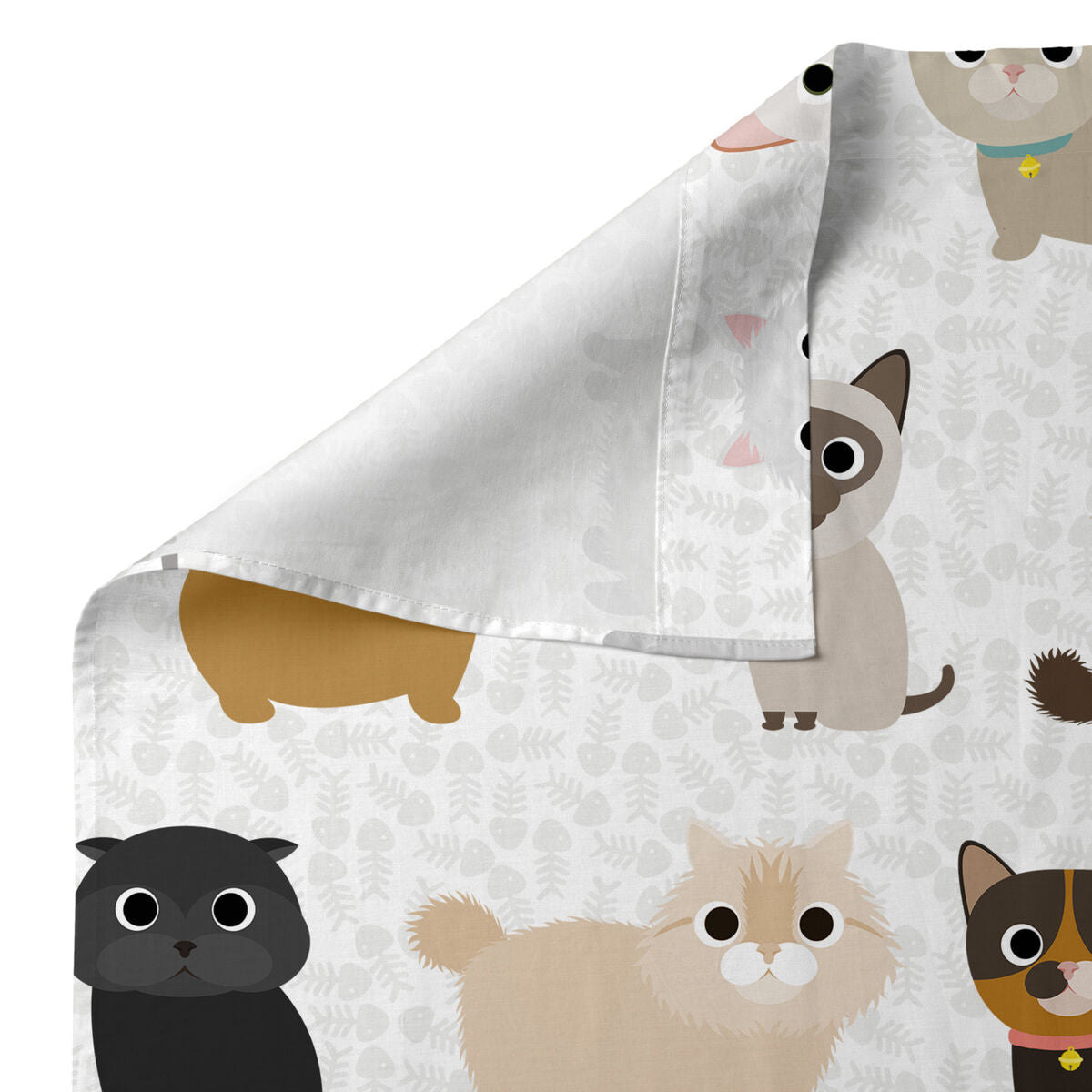 Bäddset HappyFriday Mr Fox Cats Multicolour Babysäng 2 Delar-Bebis, Sovrum-HappyFriday-peaceofhome.se