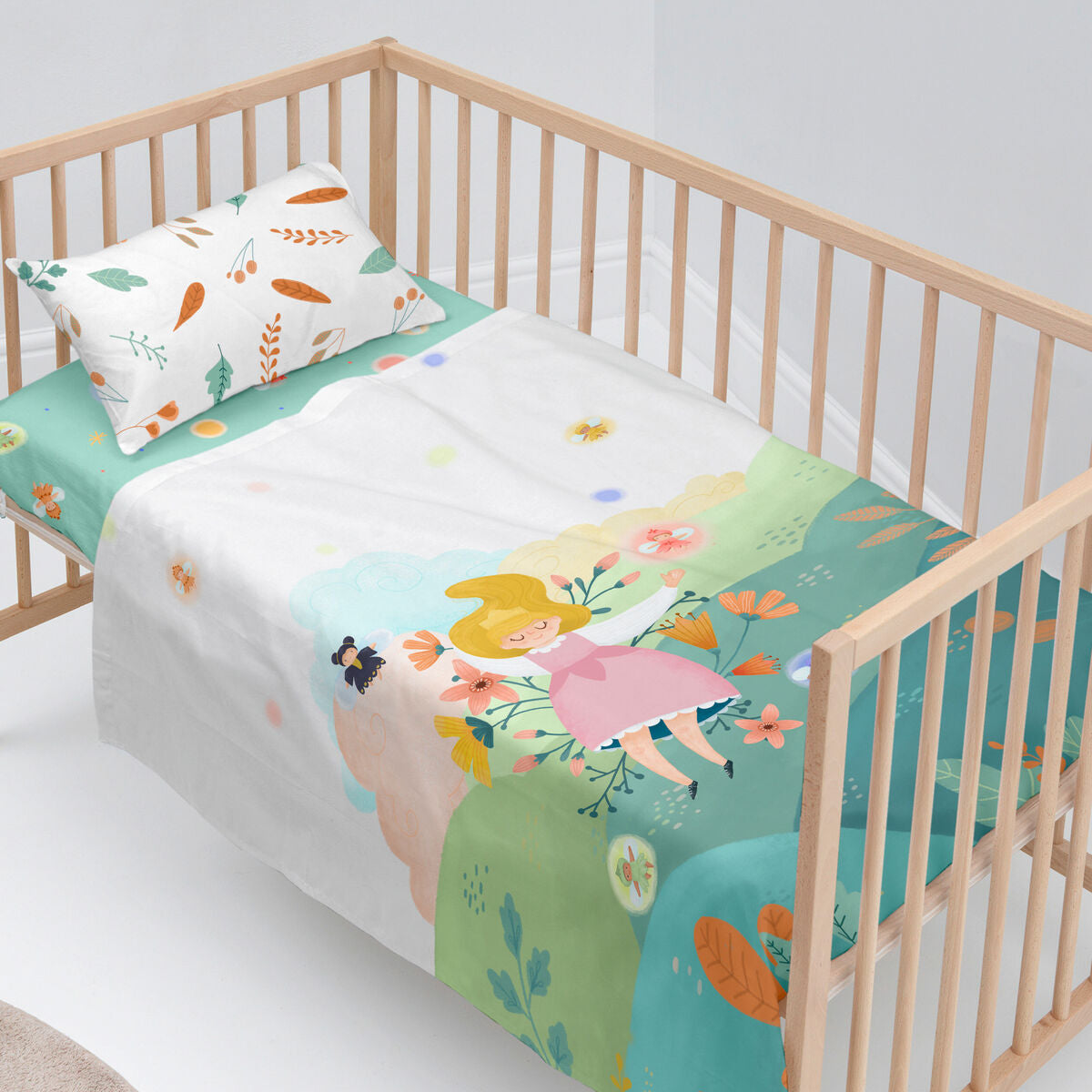 Bäddset HappyFriday Mr Fox Dreaming Multicolour Babysäng 2 Delar-Bebis, Sovrum-HappyFriday-peaceofhome.se