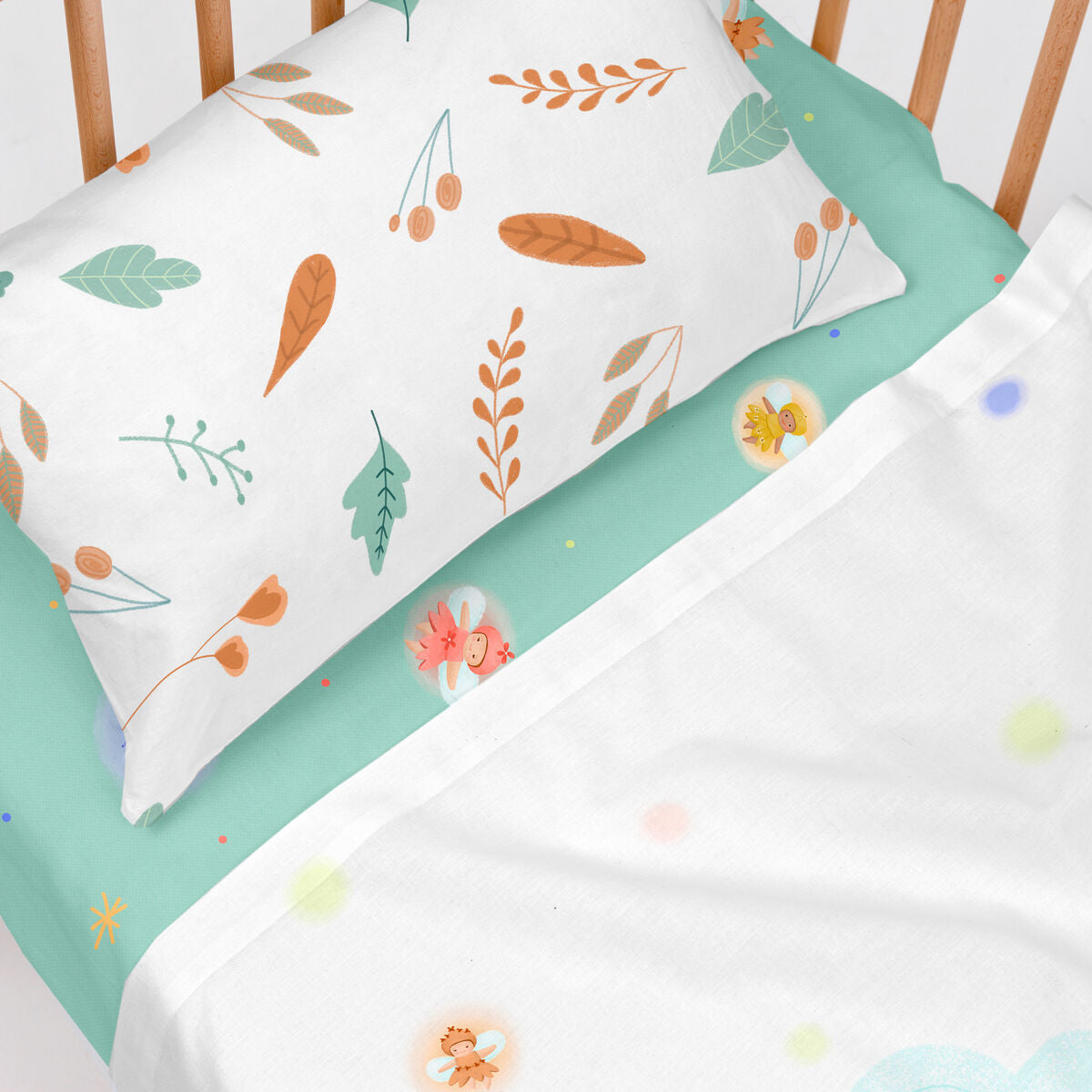 Bäddset HappyFriday Mr Fox Dreaming Multicolour Babysäng 2 Delar-Bebis, Sovrum-HappyFriday-peaceofhome.se