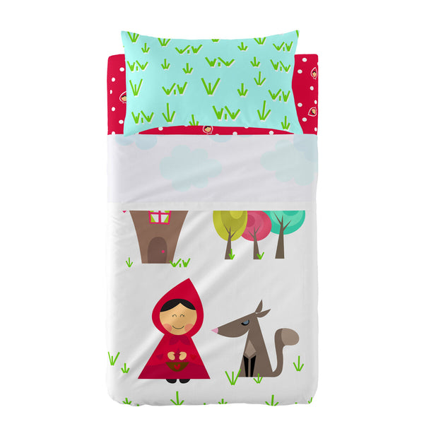 Bäddset HappyFriday Mr Fox Grandma Multicolour Babysäng 2 Delar-Bebis, Sovrum-HappyFriday-peaceofhome.se
