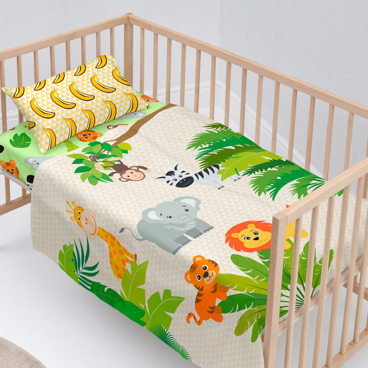 Bäddset HappyFriday Mr Fox Wild Multicolour Babysäng 2 Delar-Bebis, Sovrum-HappyFriday-peaceofhome.se
