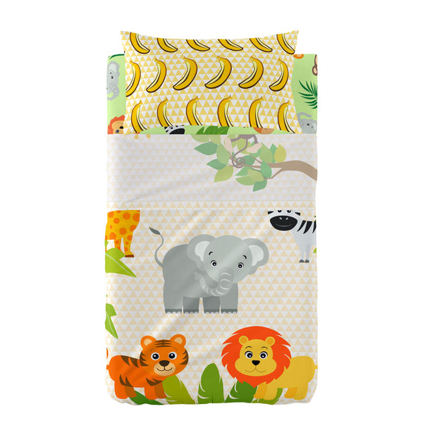 Bäddset HappyFriday Mr Fox Wild Multicolour Babysäng 2 Delar-Bebis, Sovrum-HappyFriday-peaceofhome.se