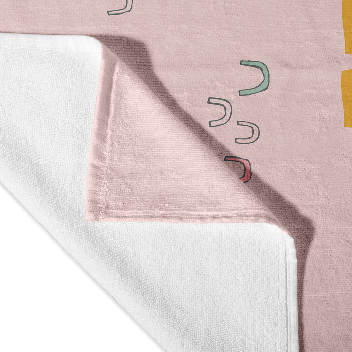 Badhandduk HappyFriday Moshi Moshi Hola Multicolour 70 x 150 cm-Hem och matlagning, Bad-HappyFriday-peaceofhome.se