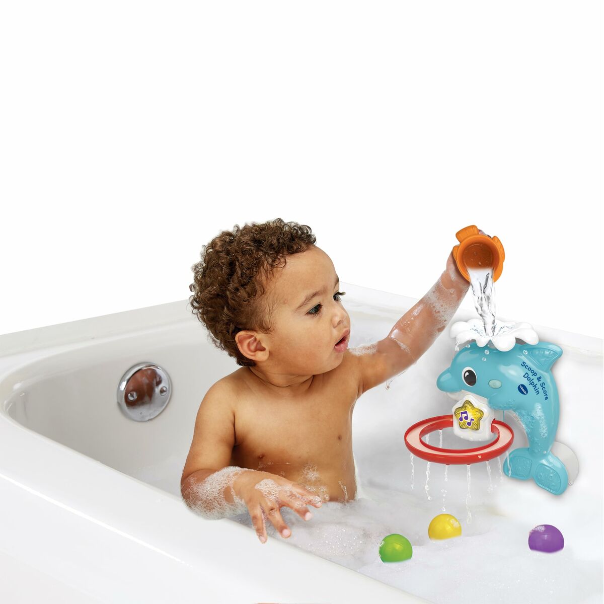 Badleksaker Vtech 25 x 9 x 24 cm Delfin-Hem och matlagning, Bad-Vtech-peaceofhome.se