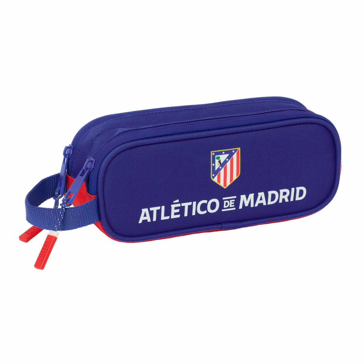 Bag Atlético Madrid Blå Vit Röd 21 x 8 x 6 cm-Kontor och Kontorsmaterial, Skol- och utbildningsmaterial-Atlético Madrid-peaceofhome.se