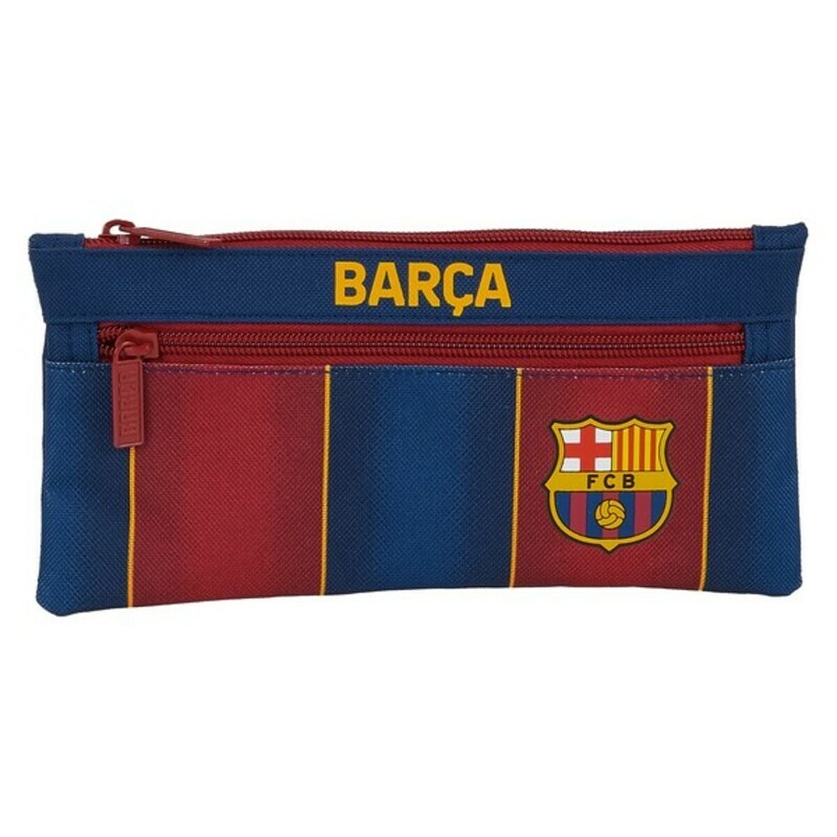 Bag F.C. Barcelona M029 Rödbrun Marinblå (22 x 11 x 1 cm)-Kontor och Kontorsmaterial, Skol- och utbildningsmaterial-F.C. Barcelona-peaceofhome.se