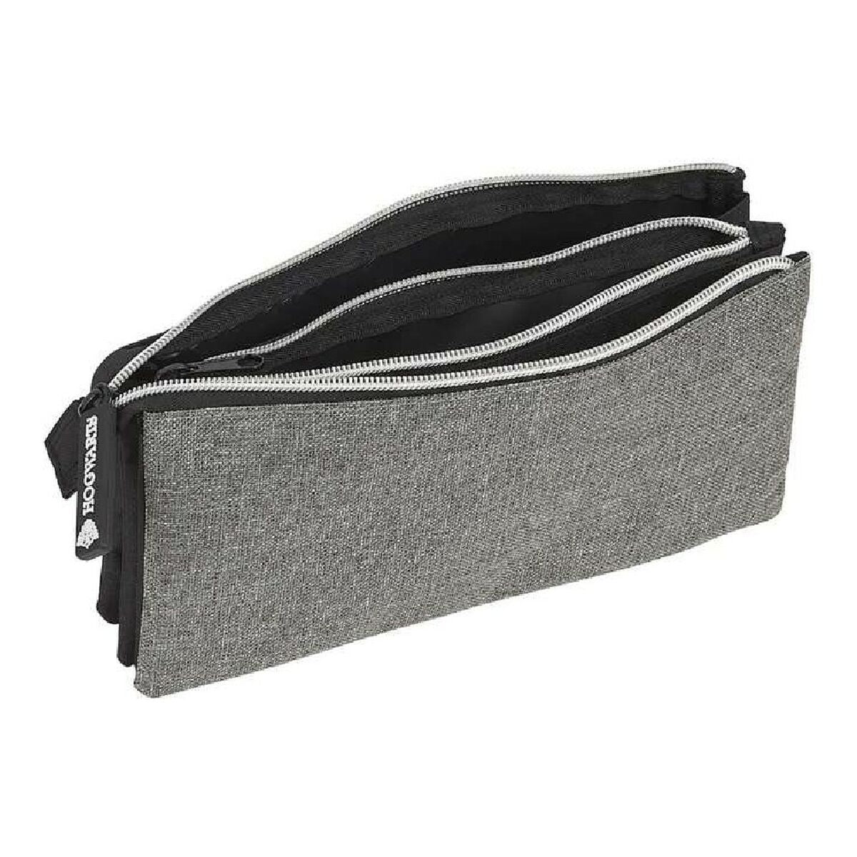 Bag Harry Potter Hogwarts Trippel Harry Potter Svart Grå (22 x 12 x 3 cm) (22 x 3 x 12 cm)-Kontor och Kontorsmaterial, Skol- och utbildningsmaterial-Harry Potter-peaceofhome.se