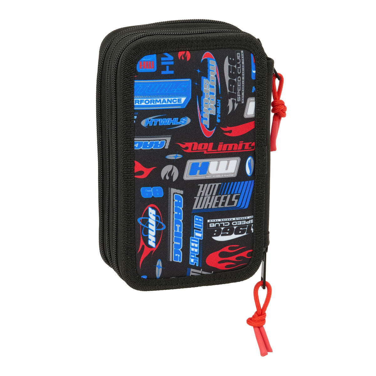 Bag Hot Wheels Multicolour 12,5 x 19,5 x 5,5 cm 37 Delar-Kontor och Kontorsmaterial, Skol- och utbildningsmaterial-Hot Wheels-peaceofhome.se