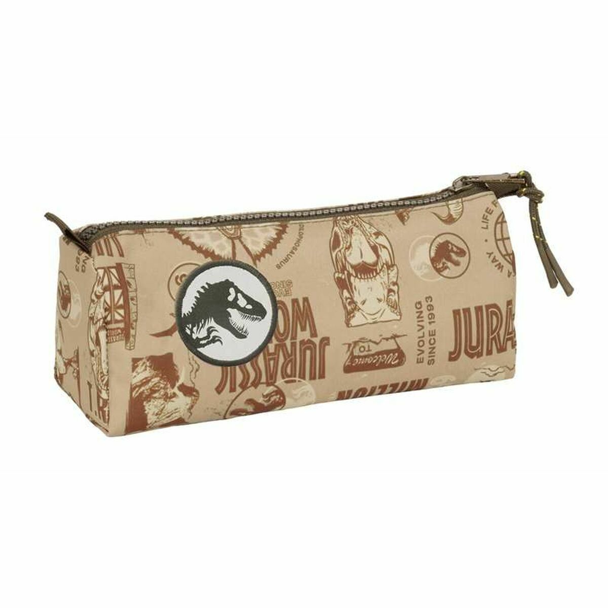 Bag Jurassic World Beige 21 x 8 x 7 cm-Kontor och Kontorsmaterial, Skol- och utbildningsmaterial-Jurassic World-peaceofhome.se