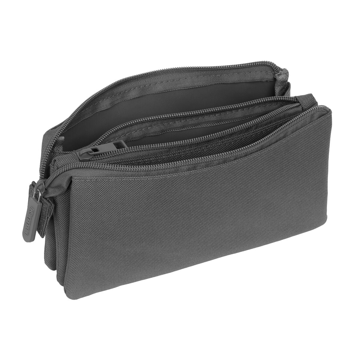 Bag Kappa Gris Grå 22 x 12 x 3 cm-Kontor och Kontorsmaterial, Skol- och utbildningsmaterial-Kappa-peaceofhome.se