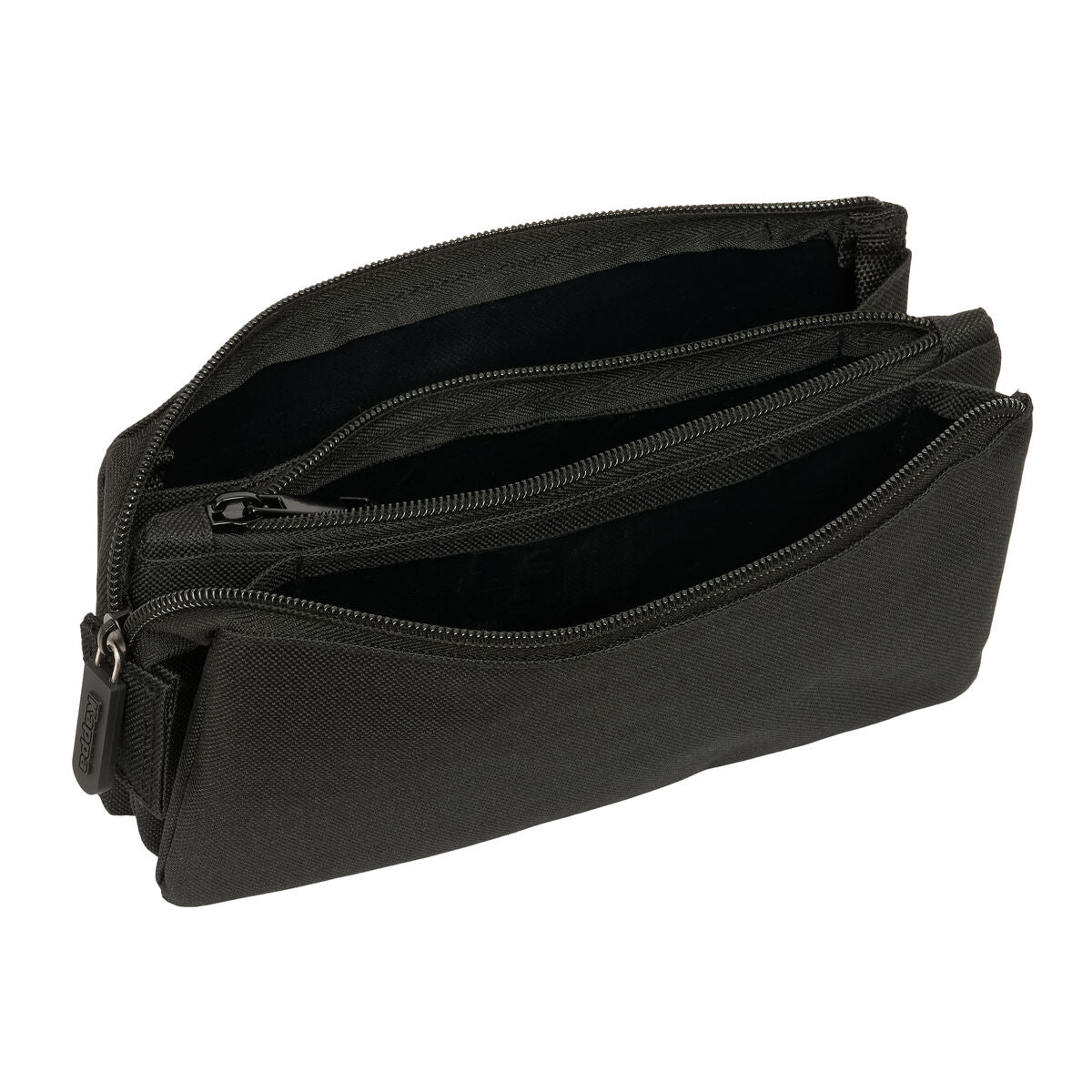 Bag Kappa Negro Svart 22 x 12 x 3 cm-Kontor och Kontorsmaterial, Skol- och utbildningsmaterial-Kappa-peaceofhome.se