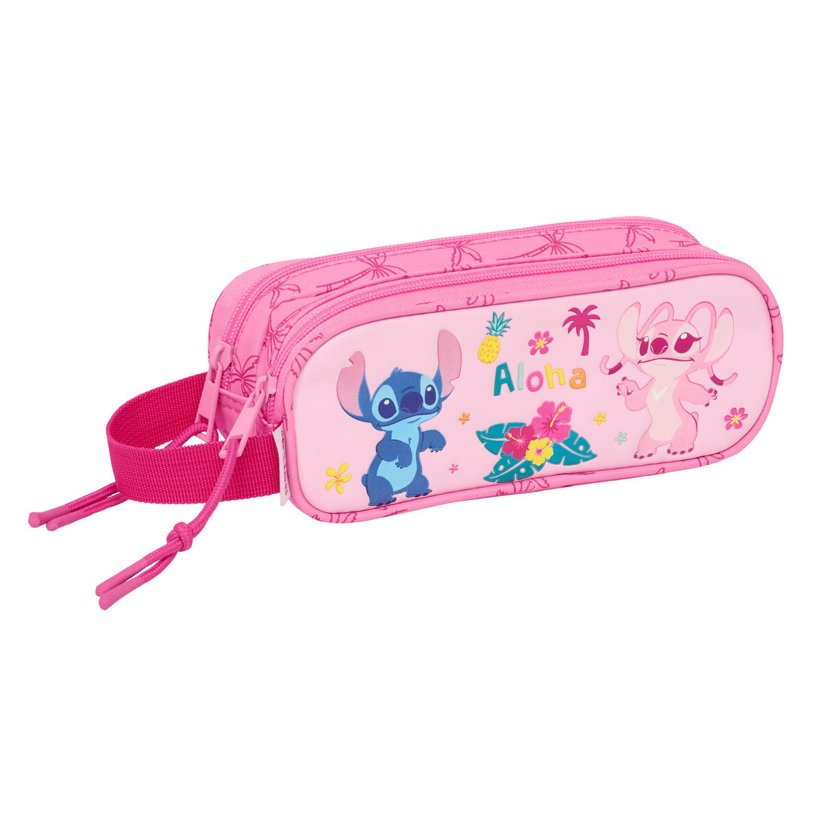 Bag Lilo & Stitch Chill Rosa Mint 21 x 8 x 6 cm-Kontor och Kontorsmaterial, Skol- och utbildningsmaterial-Lilo & Stitch-peaceofhome.se