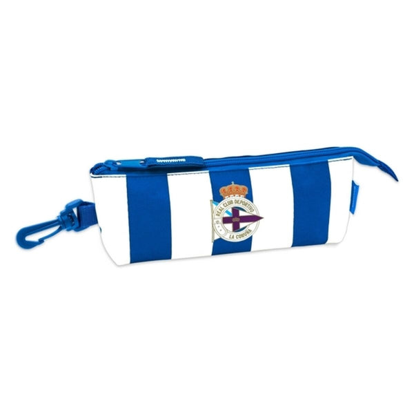 Bag R. C. Deportivo de La Coruña Blå Vit (20 x 8.5 x 5 cm)-Kontor och Kontorsmaterial, Skol- och utbildningsmaterial-R. C. Deportivo de La Coruña-peaceofhome.se