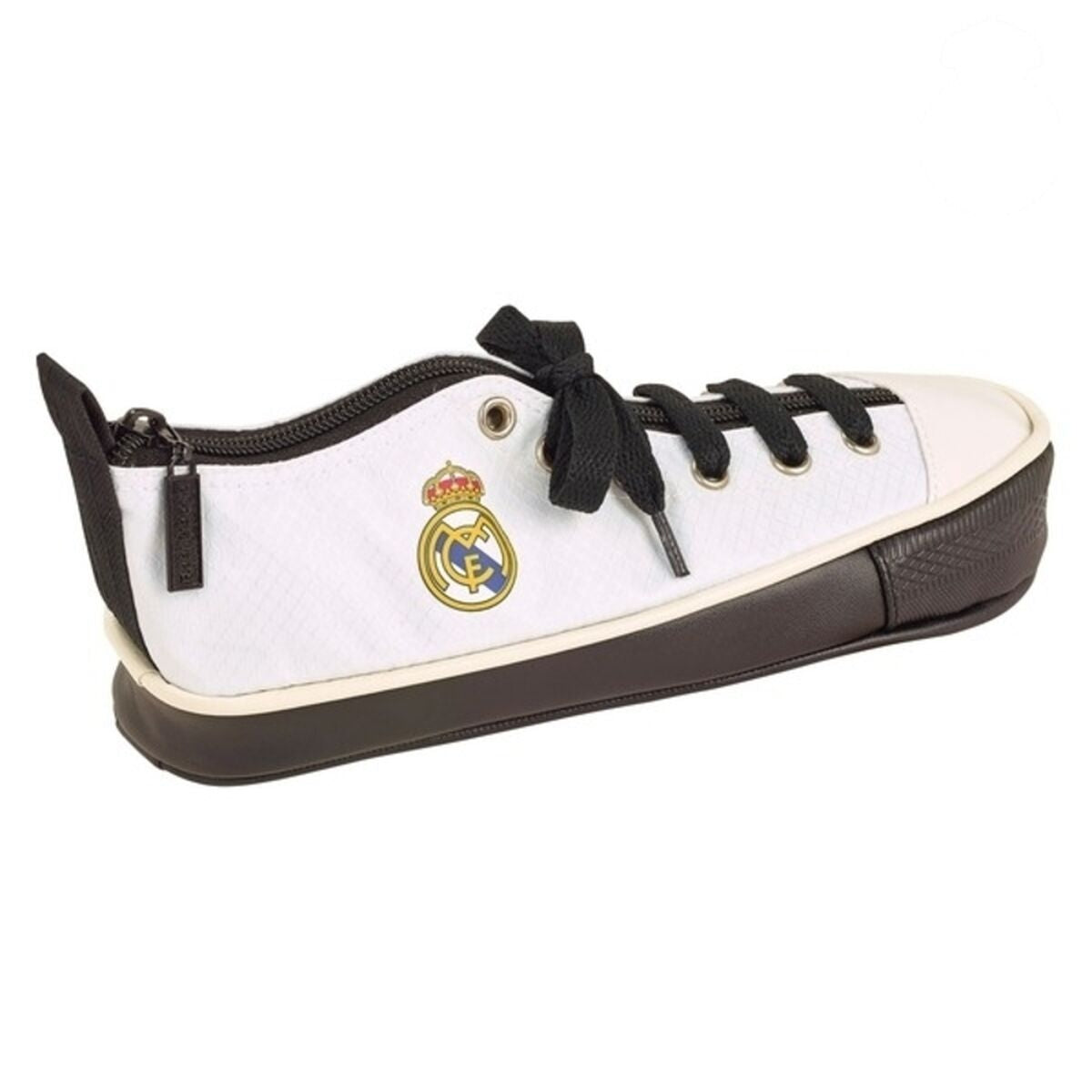 Bag Real Madrid C.F. 811854830 Svart Vit (24 x 8 x 8.5 cm)-Kontor och Kontorsmaterial, Skol- och utbildningsmaterial-Real Madrid C.F.-peaceofhome.se