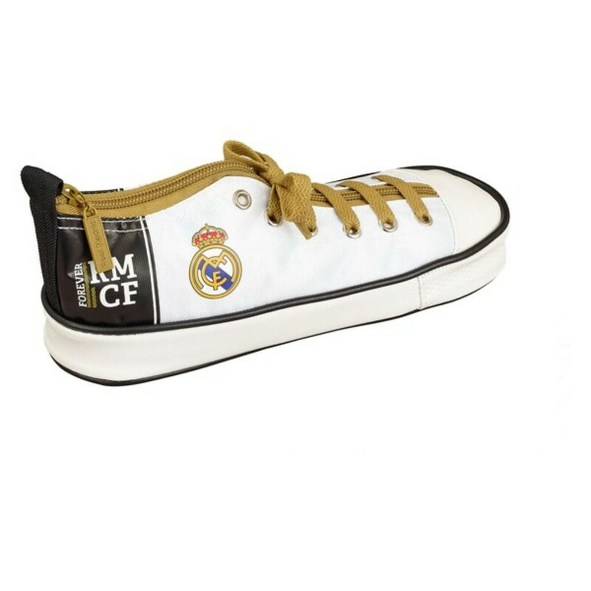 Bag Real Madrid C.F. 811954-830 Svart Vit (24 x 8 x 8.5 cm)-Kontor och Kontorsmaterial, Skol- och utbildningsmaterial-Real Madrid C.F.-peaceofhome.se