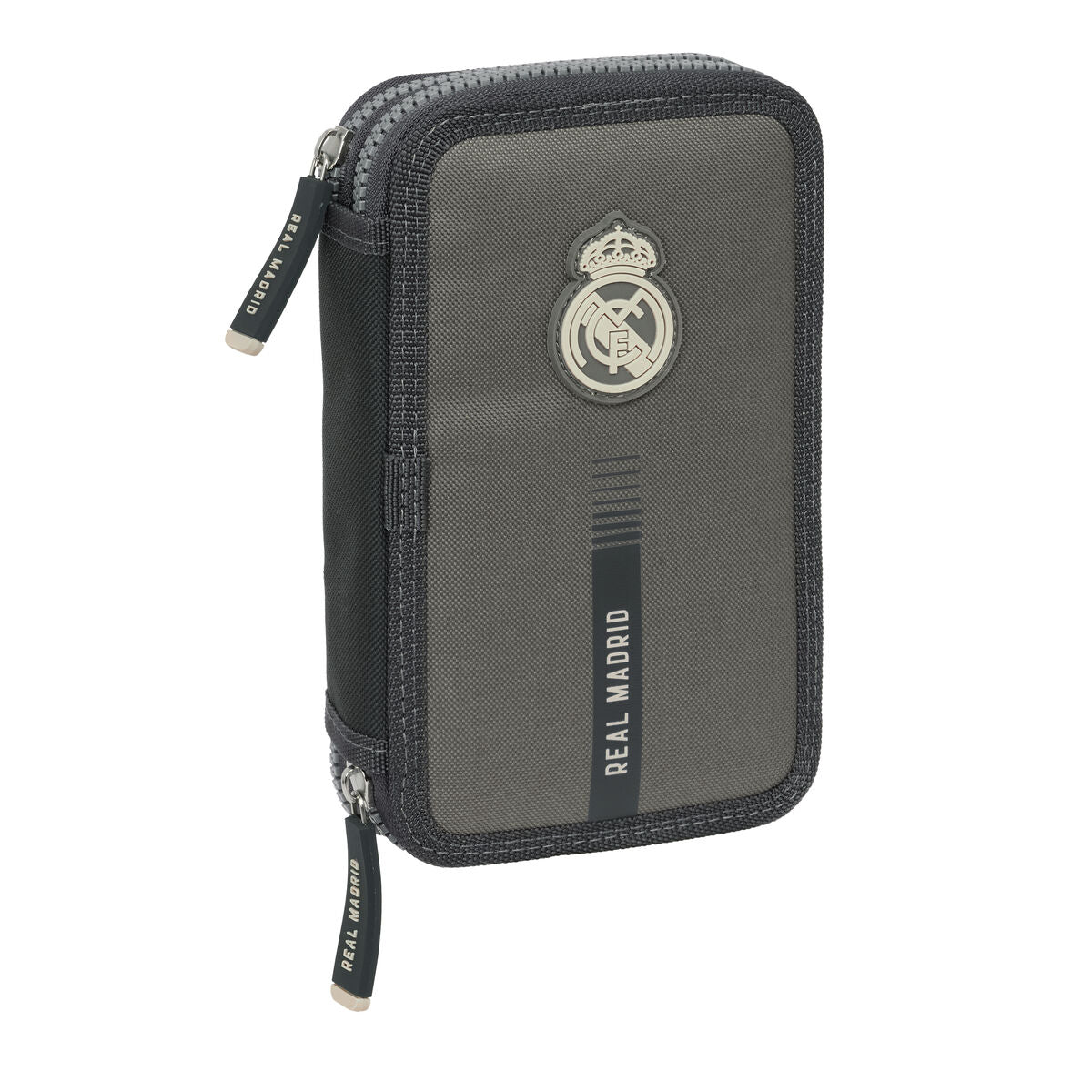 Bag Real Madrid C.F. Grå 12.5 x 19.5 x 4 cm 29 Delar-Kontor och Kontorsmaterial, Skol- och utbildningsmaterial-Real Madrid C.F.-peaceofhome.se