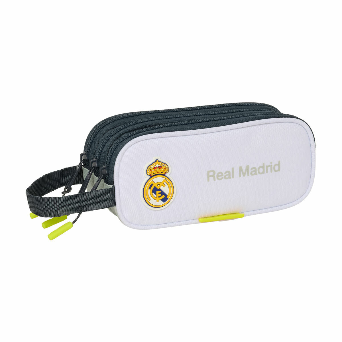 Bag Real Madrid C.F. Vit 21 x 8.5 x 7 cm-Kontor och Kontorsmaterial, Skol- och utbildningsmaterial-Real Madrid C.F.-peaceofhome.se
