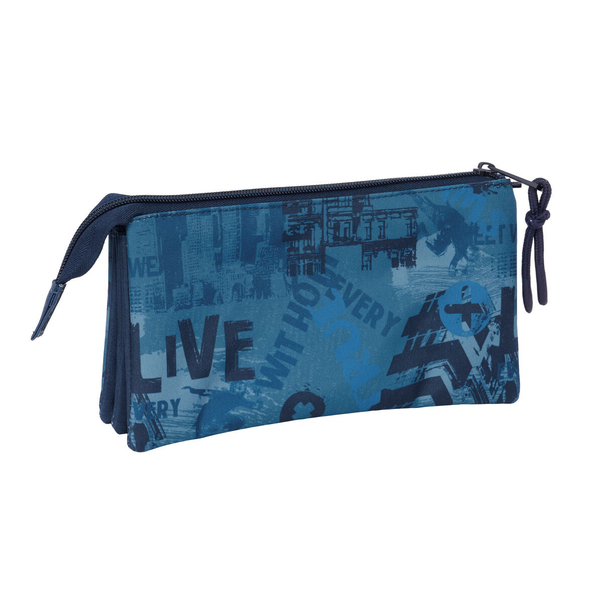 Bag Safta New edition Marinblå 22 x 12 x 3 cm-Kontor och Kontorsmaterial, Skol- och utbildningsmaterial-Safta-peaceofhome.se