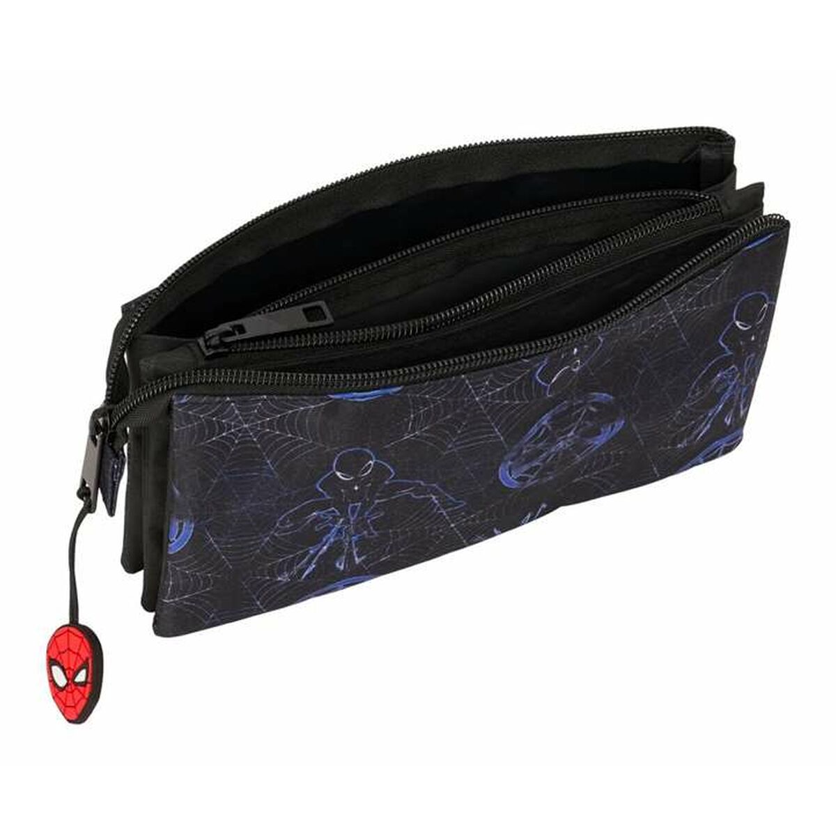 Bag Spider-Man Attack Svart 22 x 12 x 3 cm-Kontor och Kontorsmaterial, Skol- och utbildningsmaterial-Spider-Man-peaceofhome.se
