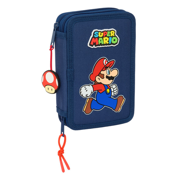 Bag Super Mario Trick Röd Mörkblå 12.5 x 19.5 x 4 cm 29 Delar-Kontor och Kontorsmaterial, Skol- och utbildningsmaterial-Super Mario-peaceofhome.se